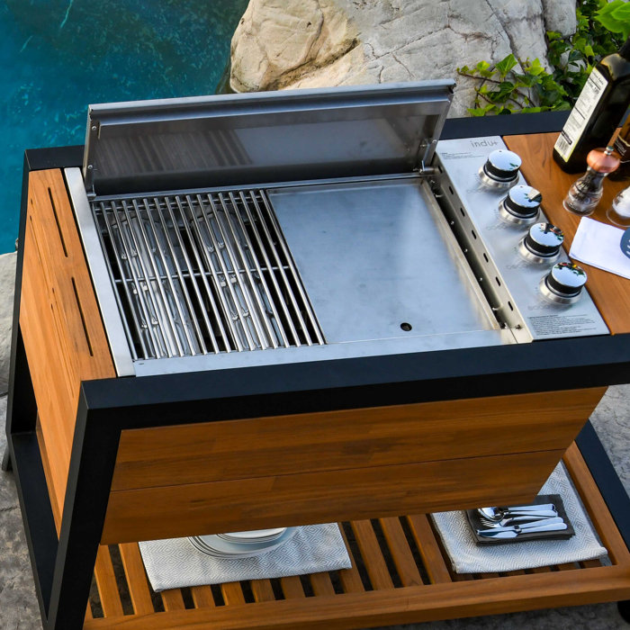 Astella 56.1" 4Burner Propane/Natural Gas Modular Outdoor Kitchen